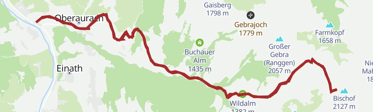 Route map: Bischof
